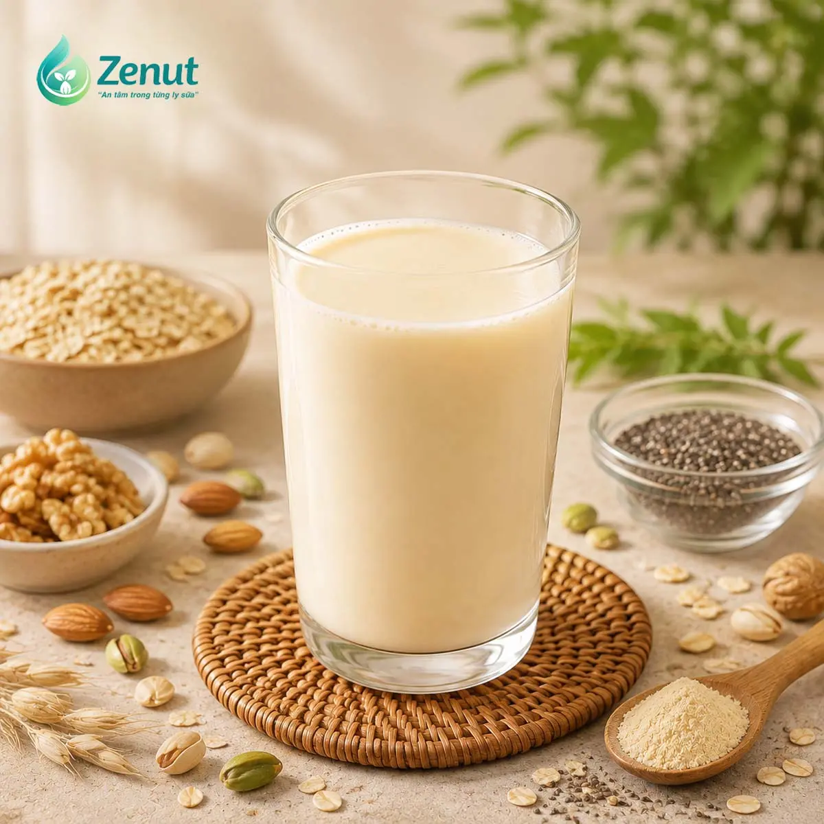 Ly Nutri Fiber sau khi pha