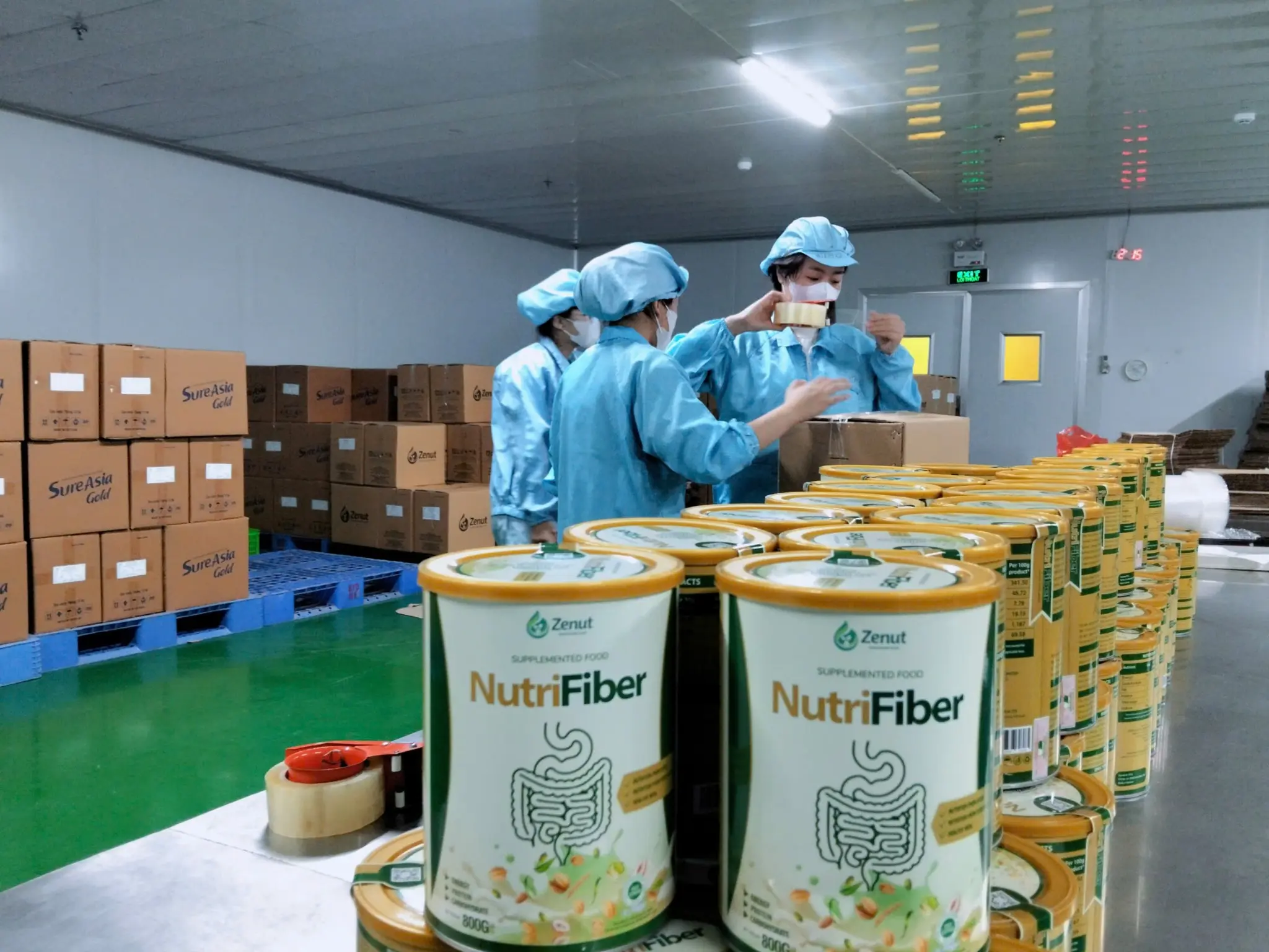 Kiểm tra và hoàn thiện lô Nutri Fiber tại đơn vị sản xuất