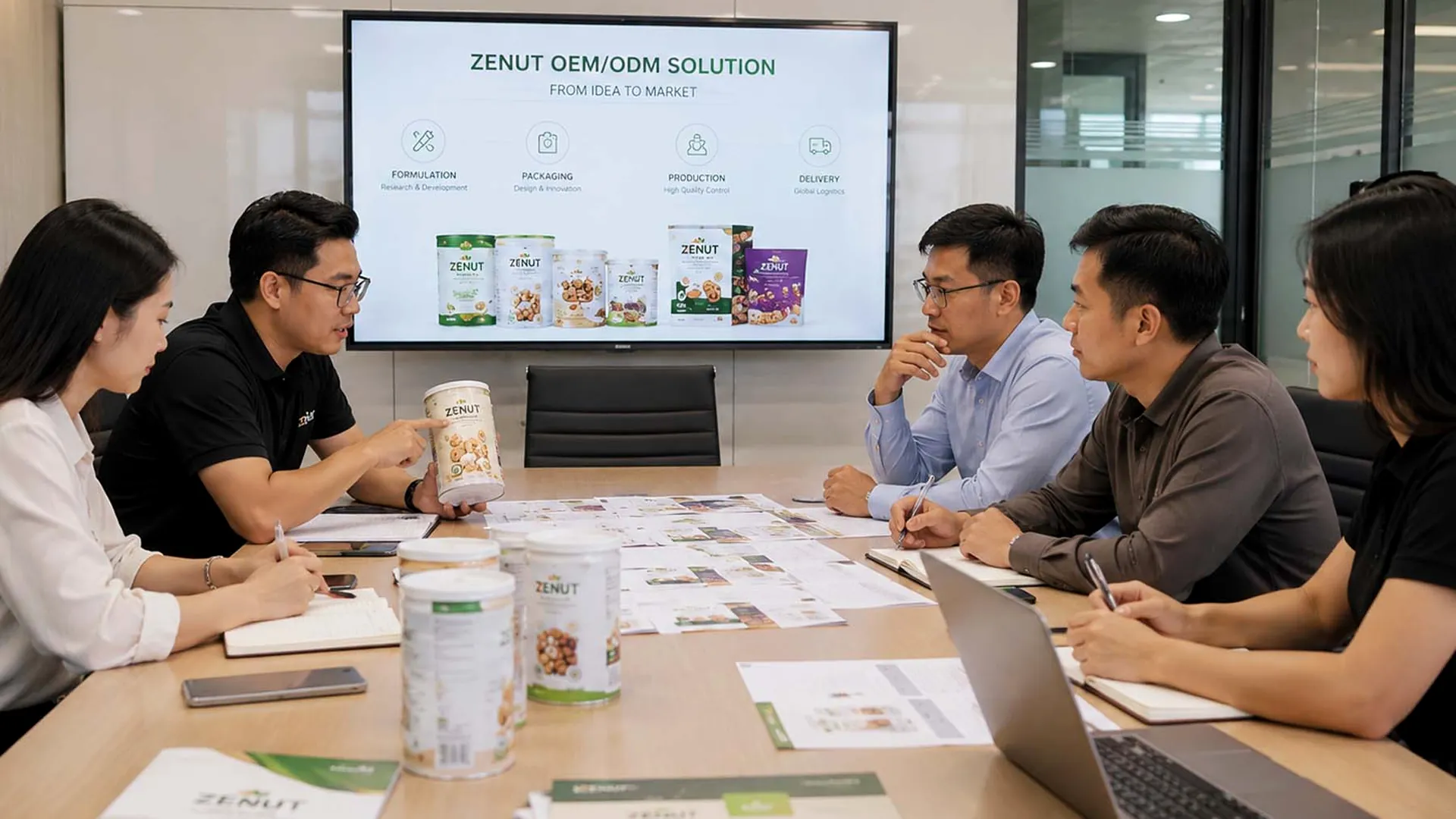Zenut trao đổi định hướng phát triển sản phẩm cùng đối tác