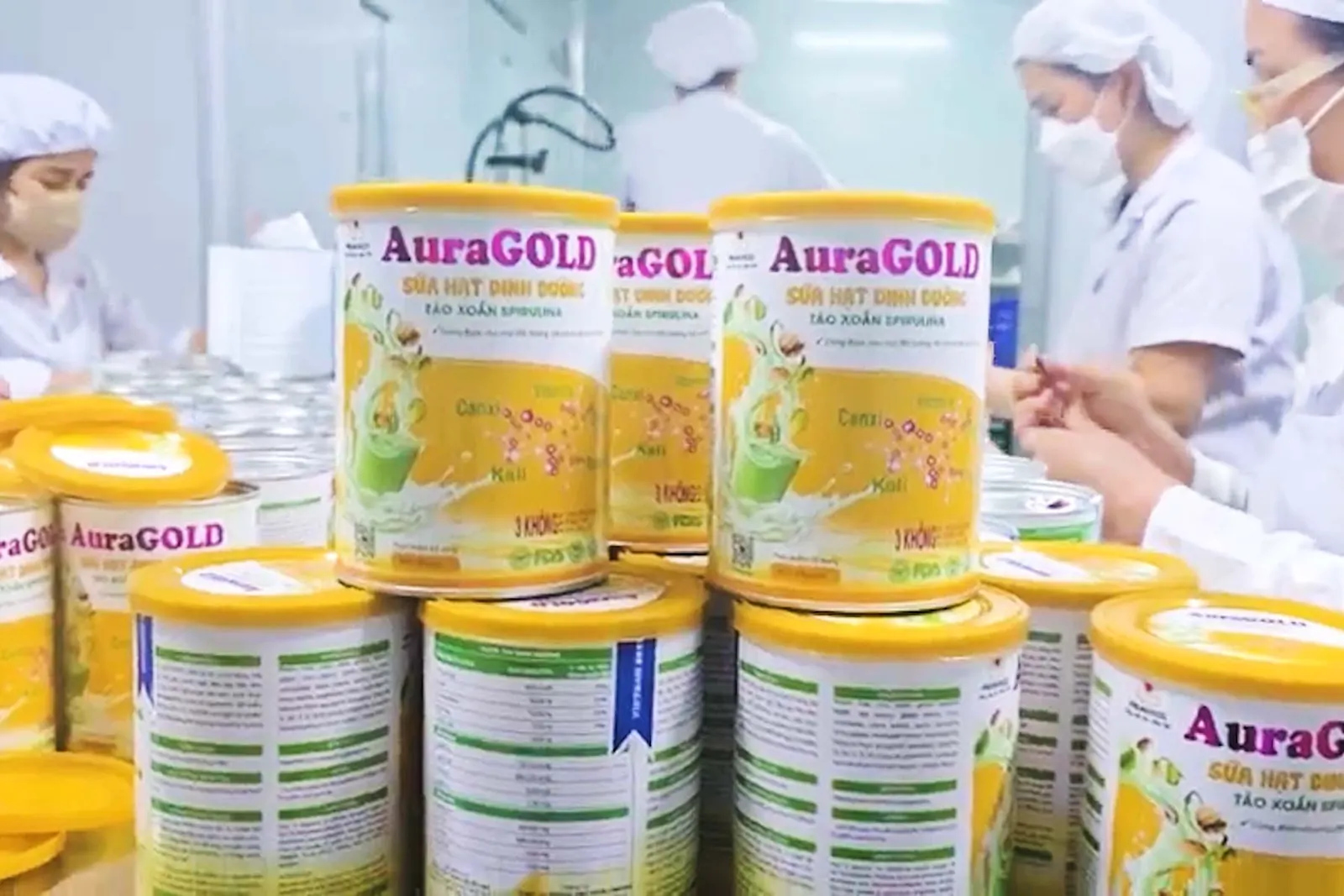 Aura GOLD 450 g trong hình ảnh thành phẩm thực tế