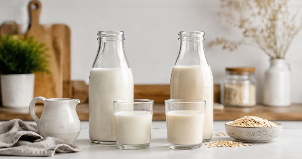 Sữa hạt và sữa bò khác nhau thế nào?